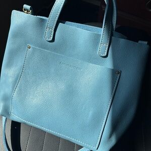 New Portland Leather Medium Crossbody in Dream